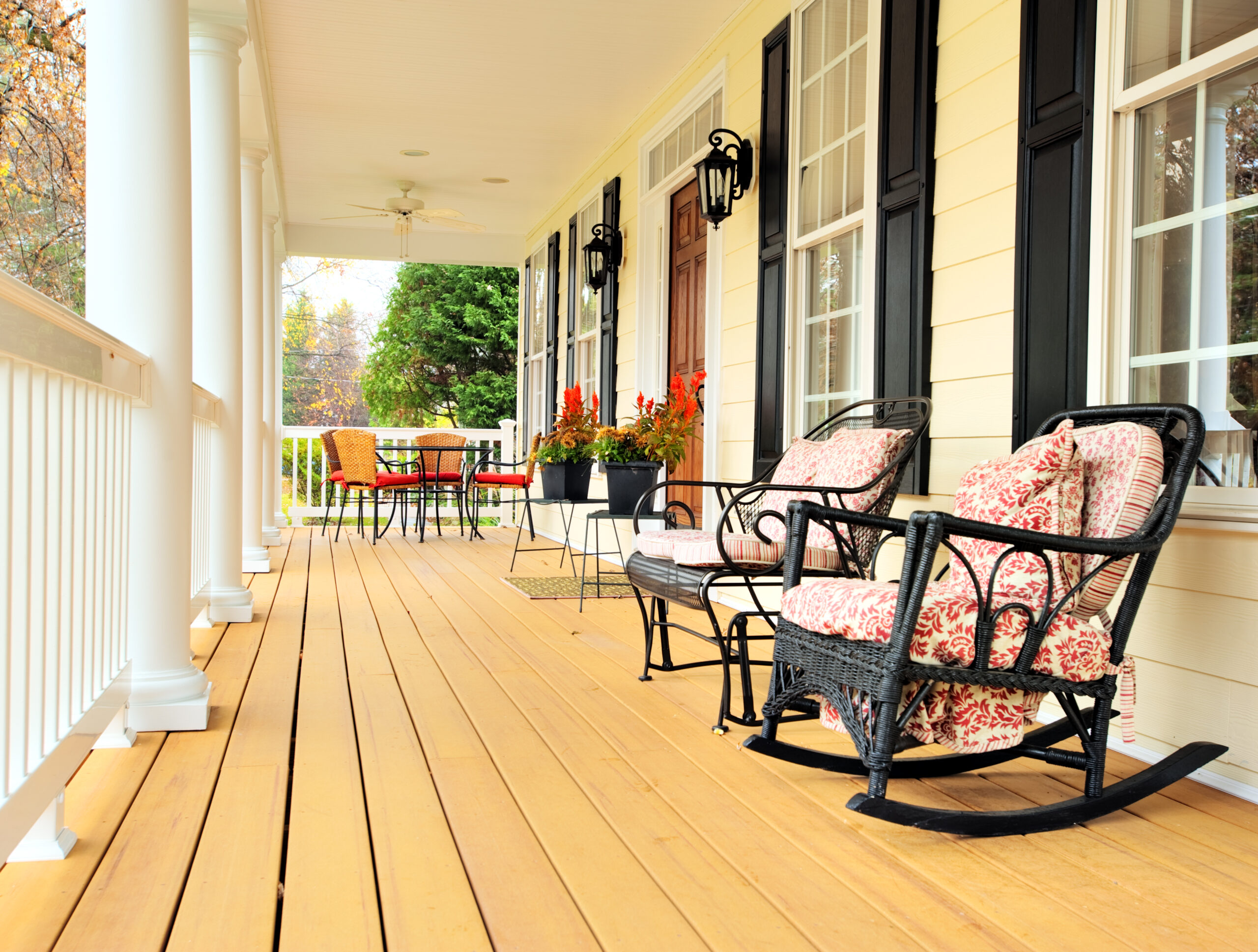 Front Porch of Traditional Home